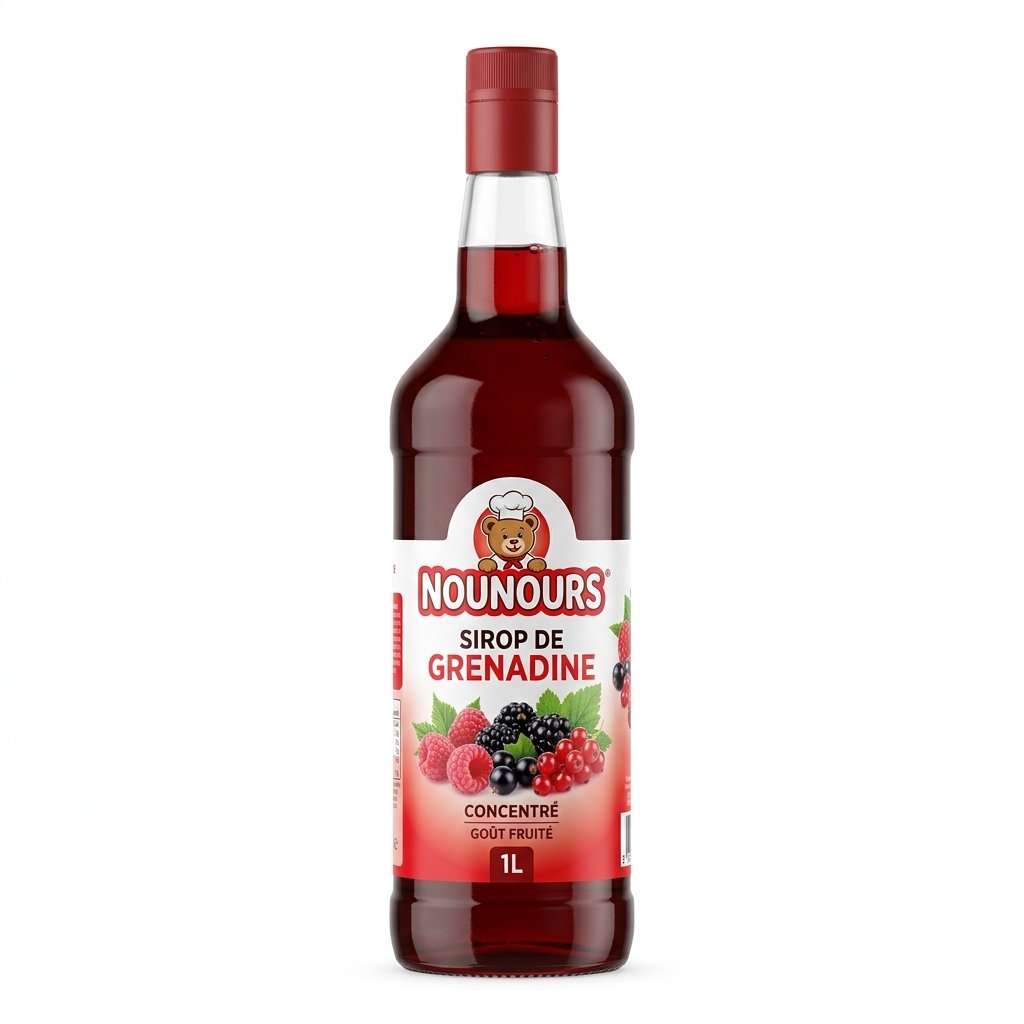 GRENADINE NOUNOURS concentrated syrup 1L